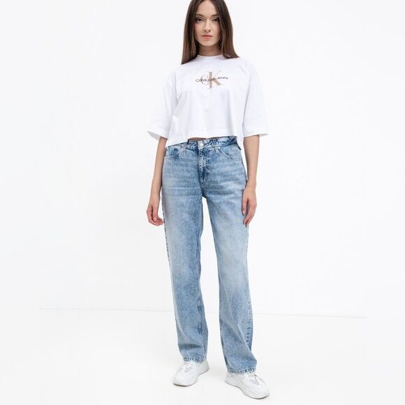 90s Vintage Calvin Klein CK Jeans Men’s 34 Straight Leg Light Wash Distressed - Picture 16 of 16